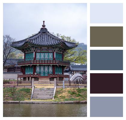 Palace Gyeongbok Palace Seoul Image